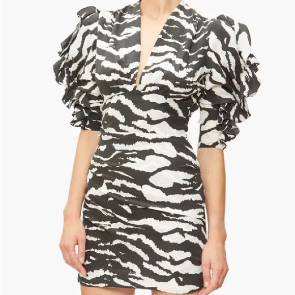 New Isabel marant zebra print minidress - Picture 7 of 7